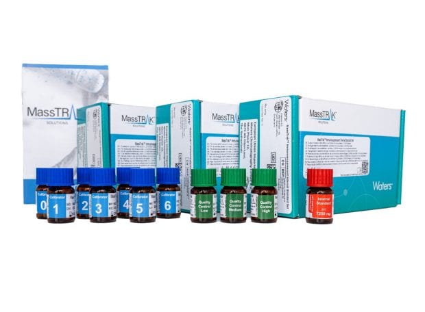 MassTrak Immunosuppressant Calibrator, Quality Control and Internal Standard Sets